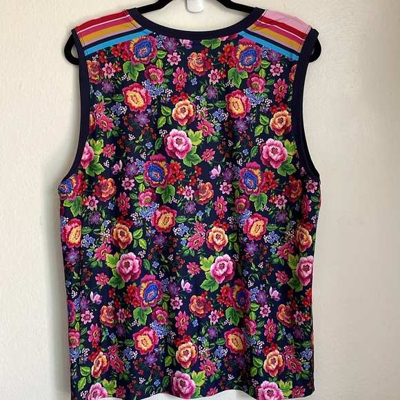 Johnny Was | Cantero Floral Stretch Muscle Tank Top - Picture 7 of 9